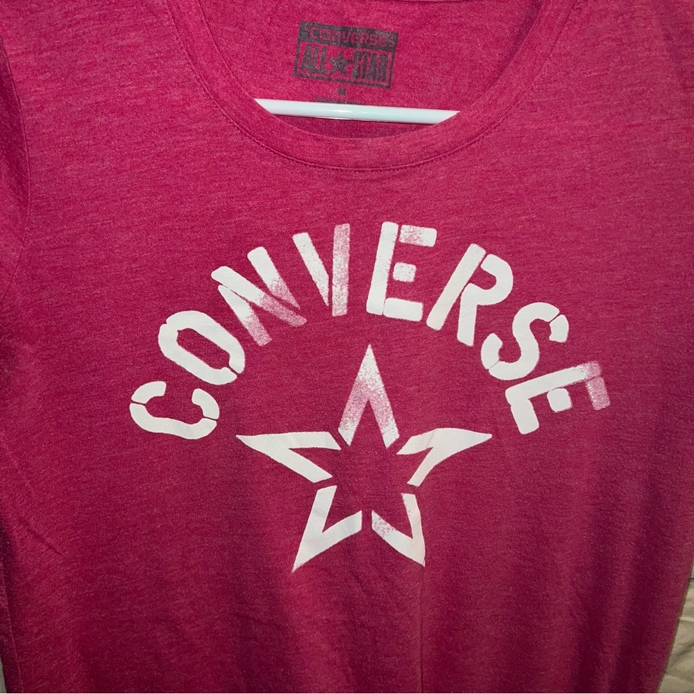 Hot Pink Converse T-shirt - Picture 3 of 4